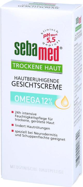 Produktbild Sebamed Trockene Haut Omega 12% Gesichtscreme, 50 ml CRE (50 ml, 24h Creme)