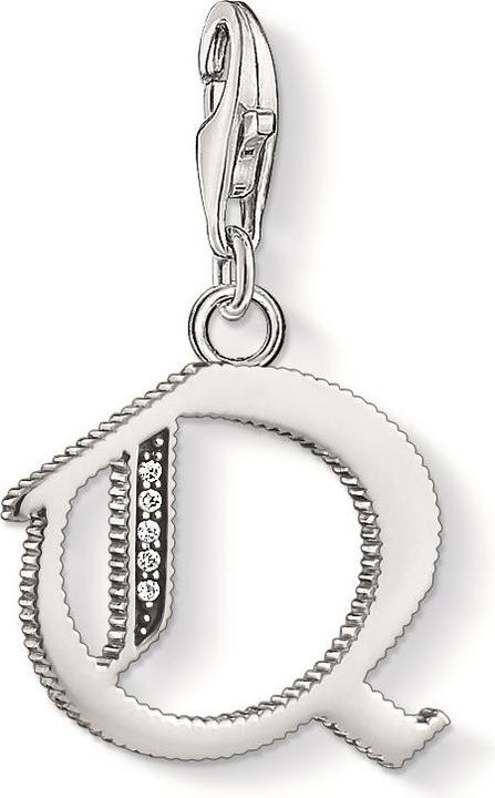 Produktbild Thomas Sabo Charm-Anhänger Buchstabe Q silber (Silber)
