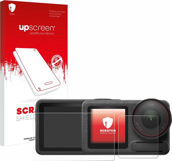 Actual product image upscreen Scratch Shield Protector (Osmo Action 5 Pro)
