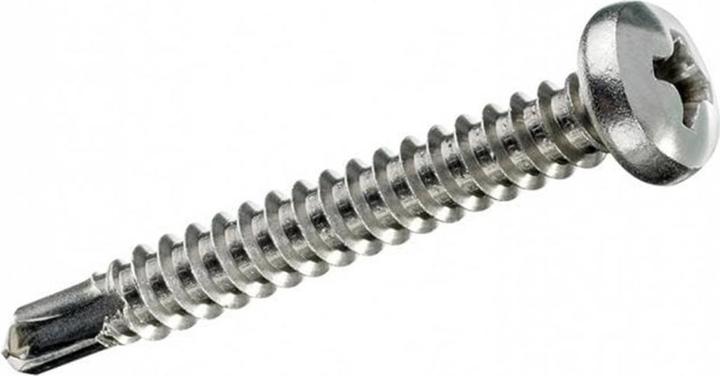 Image du produit FTM Vis autoforeuses tête bombée 3.9 x 16 mm acier inoxydable, 10x (10 Vis par pièce)