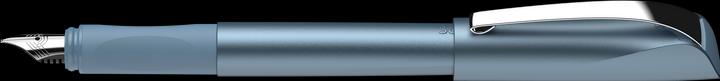 Image du produit Schneider 168623 Ceod Shiny Stylo (pour droitiers et gauchers, plume M, cartouche d'encre incluse bleu roi (Bleu, 1 x)