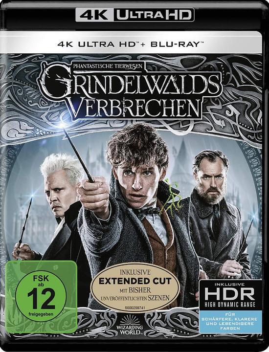 Produktbild Phantastische Tierwesen: Grindelwalds Verbrechen 4K Blu Ray (4k Blu-ray, 2018, Englisch, Deutsch)