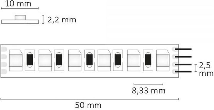 Produktbild Isoled LED-Streifen und Profile (RGB, 1000 cm, Indoor)
