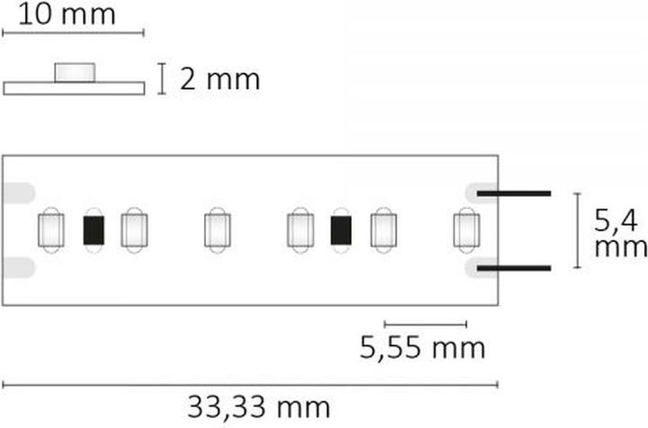 Produktbild Isoled LED-Streifen und Profile (Warmweiss, 2000 cm, Indoor)