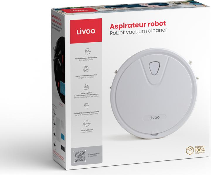 Image du produit Livoo Aspirateur robot (Robot d'aspiration et de nettoyage)