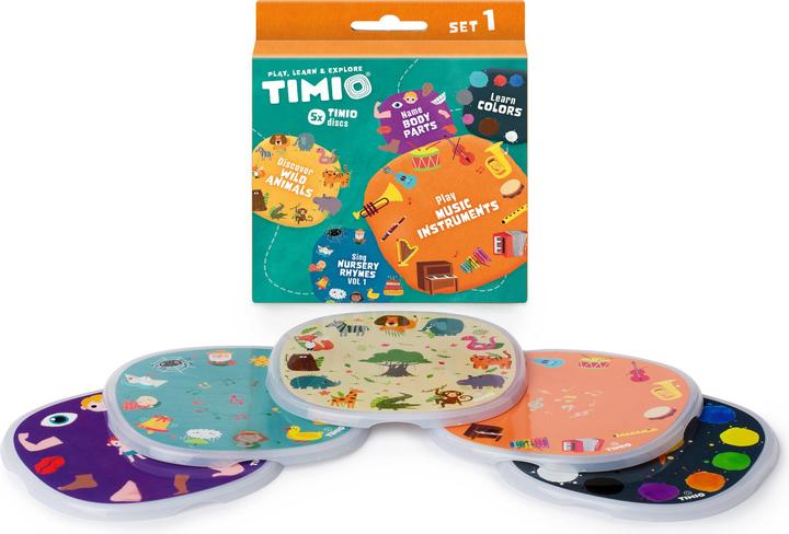 Actual product image Timio Audio Disc Set 1 (French, Italian, German, Dutch, Portuguese, Multilingual, Spanish, English, Chinese)