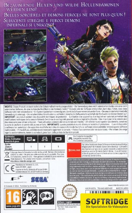 Actual product image Nintendo Bayonetta 3 (Switch, Multilingual)