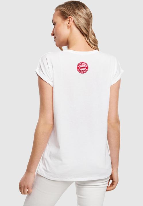 Produktbild FC Bayern München Ladies Mia San Mia Red Extended Shoulder Tee - 116671 (M)