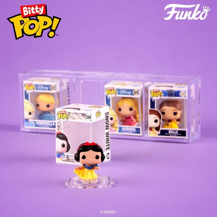 Actual product image Funko Disney Princesses pack 4 figurines Bitty POP! vinyl Cinderella 2,5 cm