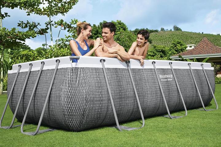 Produktbild Bestway Power Steel Frame Pool-Set 404 x 201 x 100 cm (404 x 201 x 100 cm)