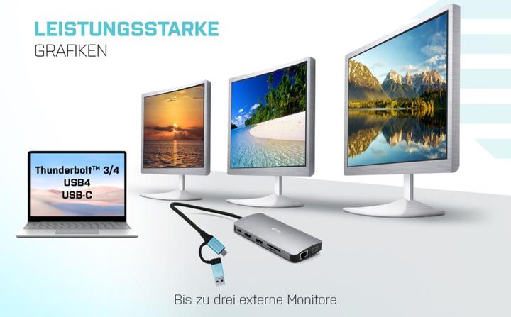 Immagine prodotto i-tec Cananotdockpd (USB-C, 4 Porti)