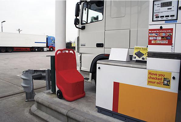 Immagine prodotto eurokraft basic Carrello universale, ideale per materiale sfuso, capacità 75 l, rosso.
