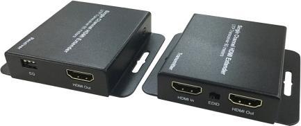 Immagine prodotto Dahua Europe PFM700-E - Trasmettitore e ricevitore AV - 60 m - Cablato - Nero - HDCP (0.08 m, HDMI)