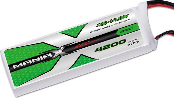 Actual product image ManiaX 35C ECO 14.8V 4200mAh 35C EC5 (14.80 V, 4200 mAh)