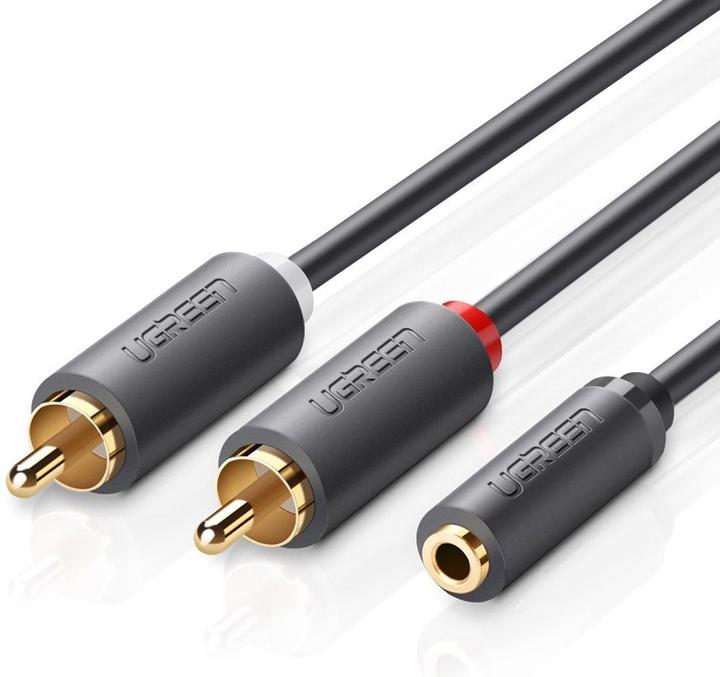 Produktbild Ugreen 3.5mm Buchse – 2x RCA (0.25 m, 3.5mm Klinke (AUX))