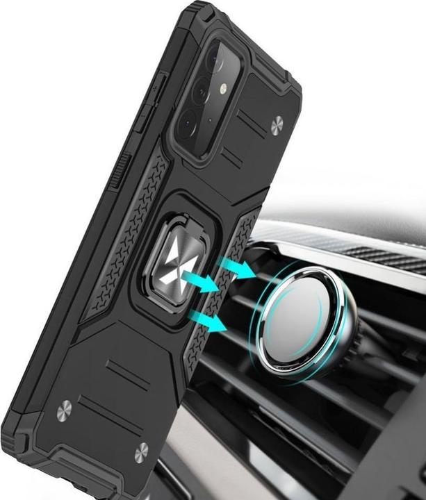 Image du produit Wozinsky Ring Armor Case Kickstand Tough Rugged Cover for Samsung Galaxy A72 4G red (Samsung Galaxy A72)