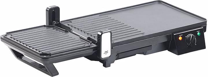 Produktbild Rosenstein & Söhne Elektrischer 2in1-Tischgrill mit Kontaktgrill