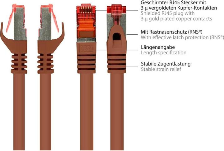 Immagine prodotto Good Connections Alcasa RJ45-RJ45 m-m (S/FTP, CAT6, 0.15 m)