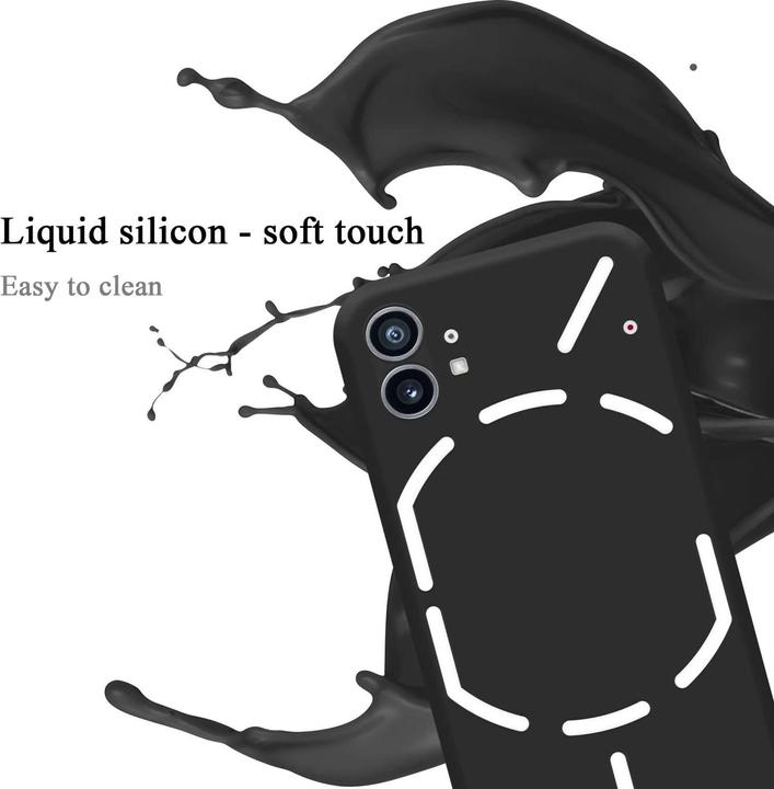 Actual product image Cadorabo Bumper TPU Liquid Silicone Case (Nothing Phone (1))