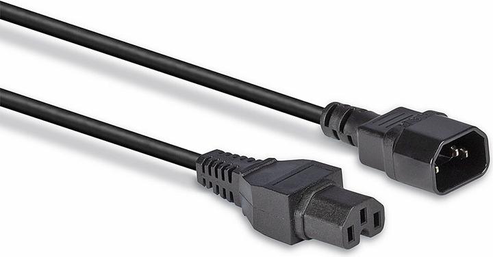 Actual product image Lindy 30314 Power cable extension (2 m, C14)