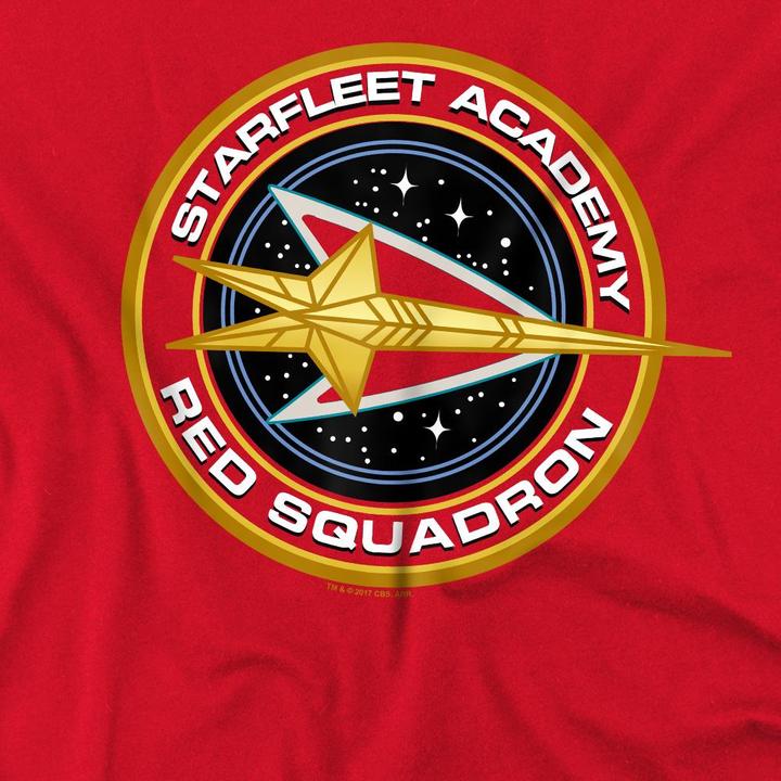 Actual product image Mens Red Squadron T-Shirt (M)