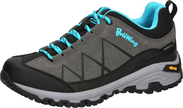 Black, Turquoise, Grey