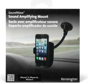 Actual product image Kensington Soundwave Car Mount for iPhone 5/5S/SE / iPhone 6/6S Black
