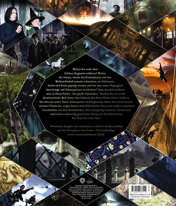 Immagine prodotto Panini Harry Potter: Der grosse Filmzauber (Erweiterte, überarbeitete Neuausgabe) (Tedesco, Brian Sibley, 2018)