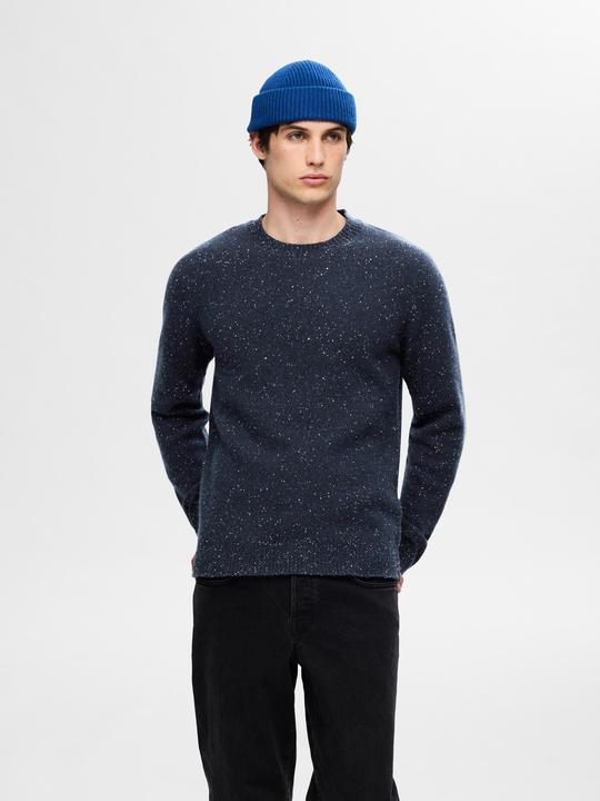 Selected Homme Slhneil Ls Knit Neps Crew Neck