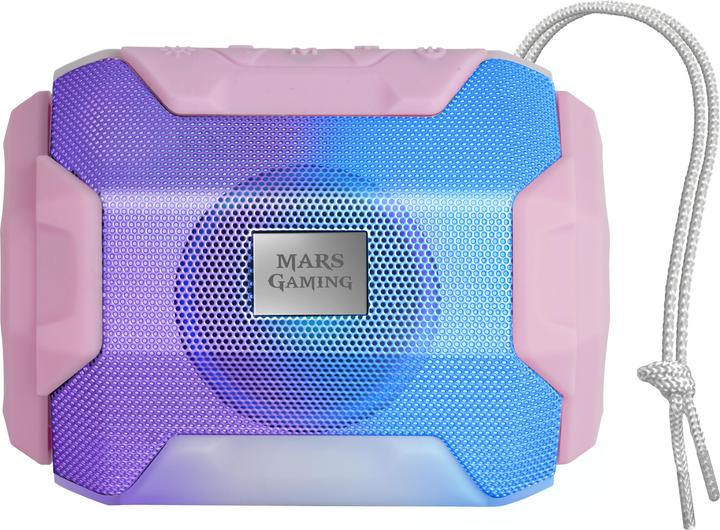 Image du produit Mars Gaming Enceintes Bluetooth Msbax RGB (Rose) (8 h, Fonctionnement sur batterie)