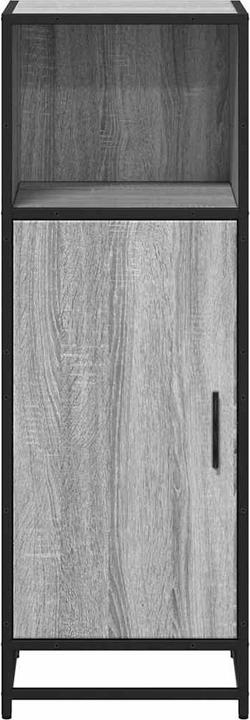 Produktbild VidaXL Badschrank Grau Sonoma 35x37,5x100 cm Holzwerkstoff