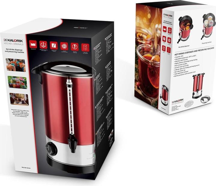 Immagine prodotto Kalorik EFBE GW 910 IN macchina per vin brulè 6,8l, GW910IN (6.80 l)
