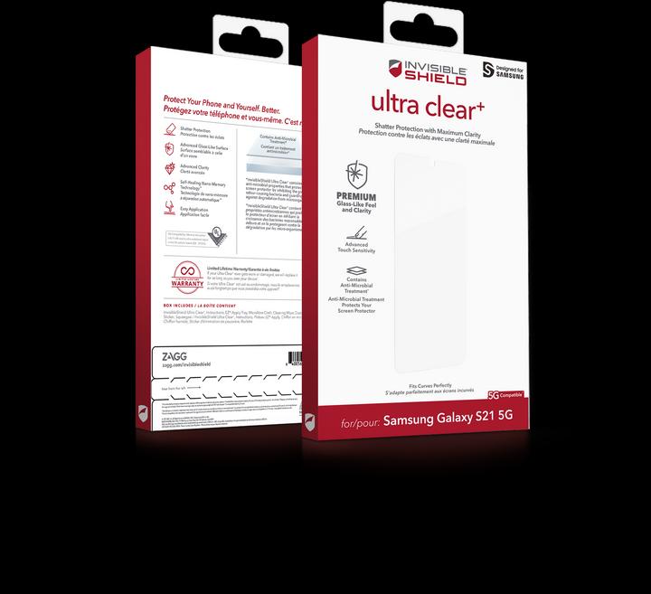 Produktbild InvisibleShield Ultra Clear+ (1 Stück, Samsung Galaxy S21+)
