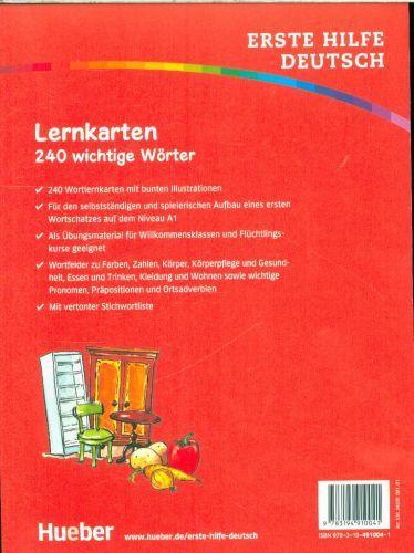 Produktbild Erste Hilfe Deutsch - Lernkarten (Deutsch, Juliane Forssmann, 2017)