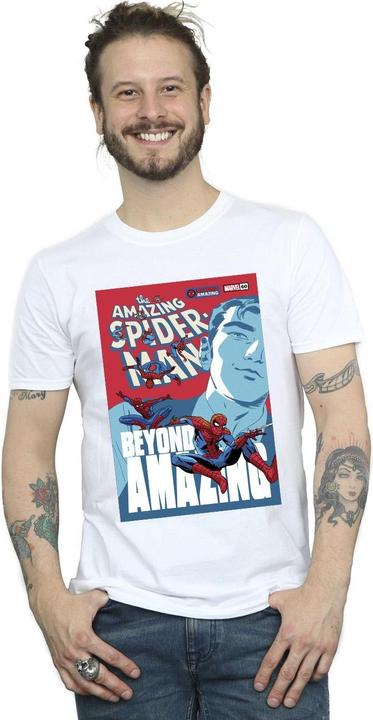 Image du produit - T-shirt SPIDER-MAN BEYOND AMAZING COVER - Homme (L)