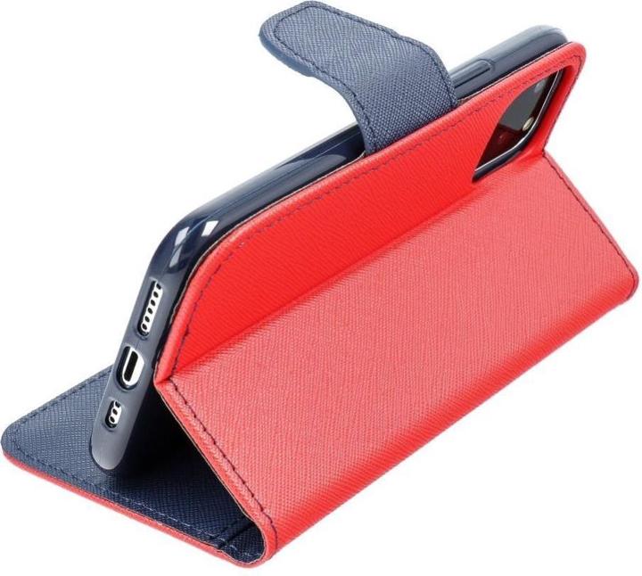Actual product image Fancy Book Book case OEM for SAMSUNG S22 Plus red / navy (Samsung Galaxy S22+)