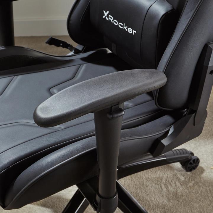 Produktbild X Rocker Chaise de jeu eSport Agility Sport avec ajustement ergonomique Noire Carbone