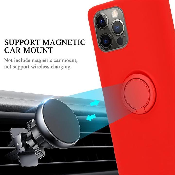 Actual product image Cadorabo TPU Liquid Ring Silicone Case Cover (Apple iPhone 12 Pro Max)