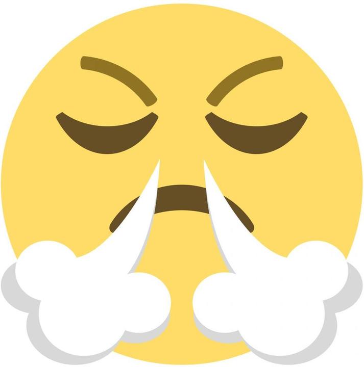 Produktbild Emojione Emoji Frustrated Face (20 x 20 cm)