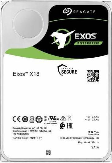 Actual product image Seagate Exos X18 12TB HDD SATA (12 TB, 3.5")