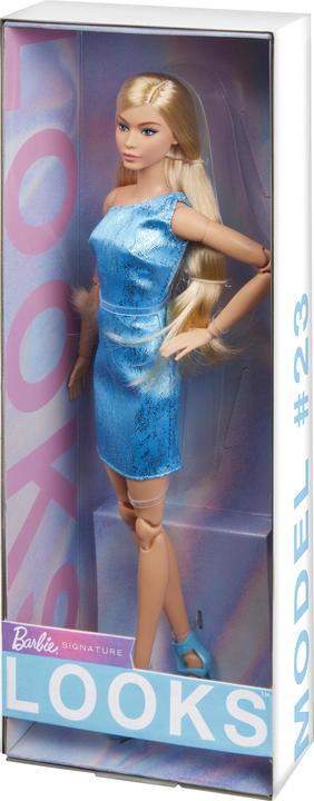 Image du produit Barbie Signature Looks 23 - Blonde, Robe bleue