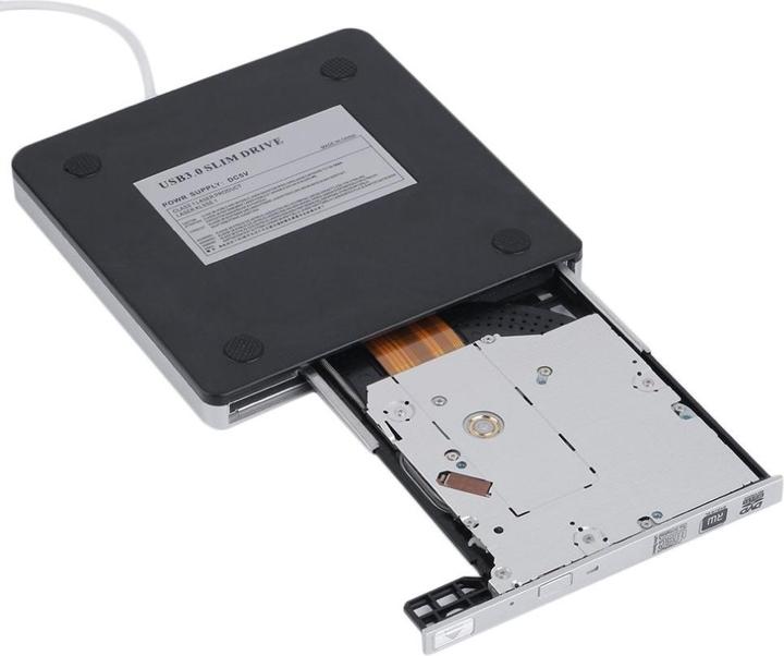 Image du produit Apfelkiste Graveur externe Slim USB 3.0 CD DVD-RW (Graveur de DVD, Graveur de CD)