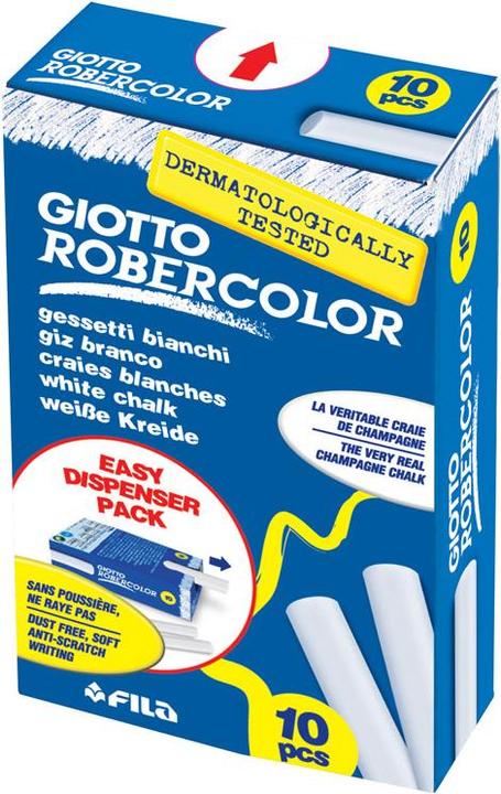 Produktbild Giotto Robercolor - Wandtafel-Kreiden (Weiss, 10 x)