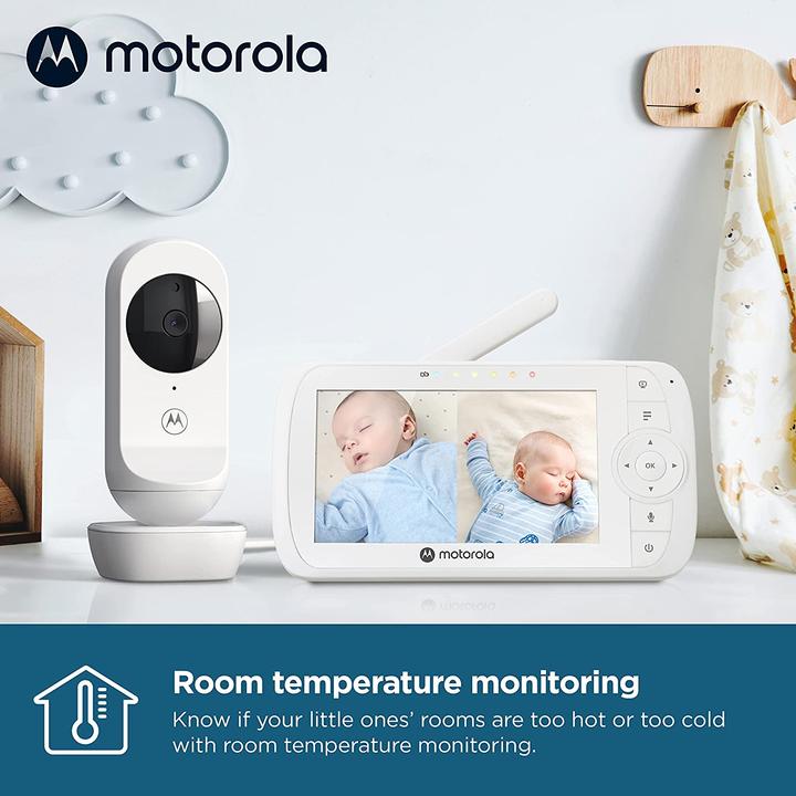 Actual product image Motorola Baby Monitor Video EASE 35 Twin (Video & Audio, 300 m)