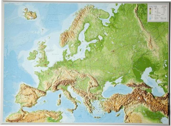 Produktbild Reliefkarte Europa Gross 1 : 8 000 000