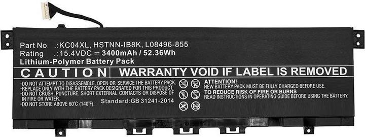 Image du produit CoreParts Batterie d'ordinateur portable pour HP (3400 mAh)