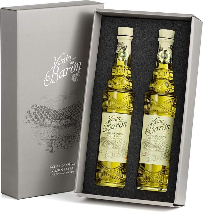 Venta del Barón Extra virgin olive oil gift box - 2 x 500 ml (2600 ml)
