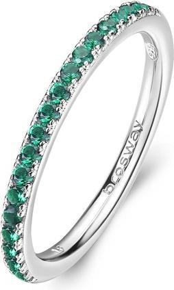 Produktbild Brosway Fancy Life Green FLG65 Sparkling Silver Ring - Circuit: 54mm (54, 925 Silber)