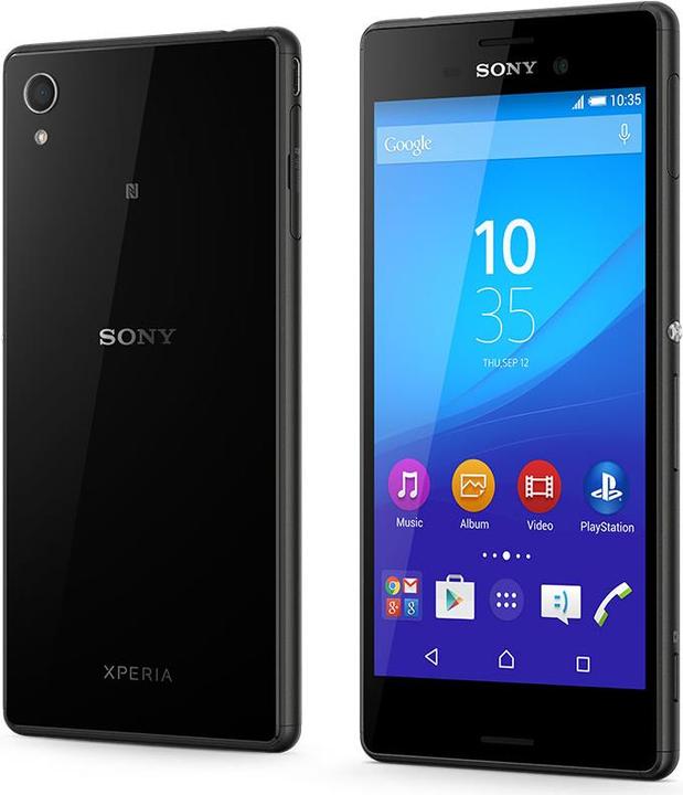 Produktbild Sony Xperia M4 Aqua (8 GB, Schwarz, 5", Single SIM, 13 Mpx, 4G)