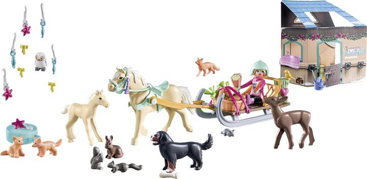 Actual product image Playmobil Horses: Christmas sleigh ride